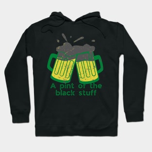 St Patrick Pint black stuff Hoodie